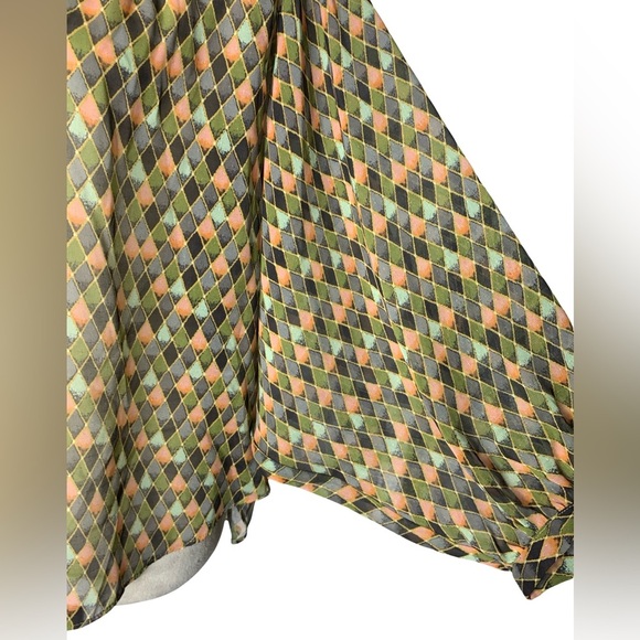 The Korner Geometric Patterned Blouse - Multicolor - Picture 4 of 6